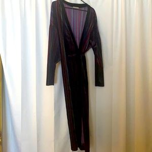 Zara velvet kimono